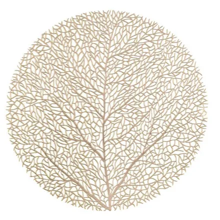 Lauamatt Tree D38 cm kuldne