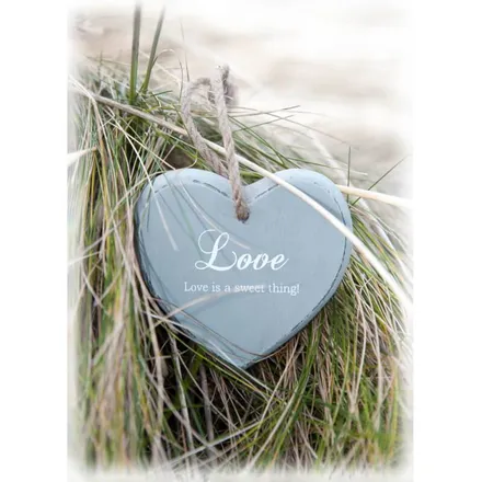 Klaaspilt Heart 50x70