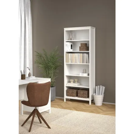 Raamaturiiul Madrid h199 cm valge