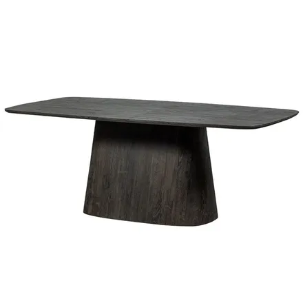 WOOOD söögilaud Leah 105x200 tumepruun