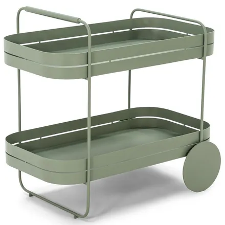 Spinder Design serveerimiskäru Gin&Trolley roheline