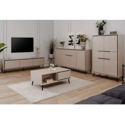 Tv-alus Arona 3u capuccino/must