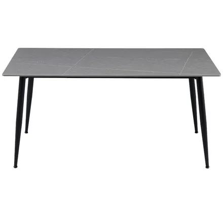 Söögilaud Stones 140x80 hall/must