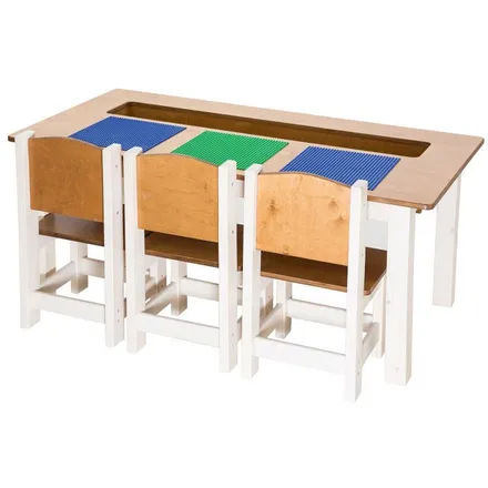 Kolmene legolaud 60x120 sinine/roheline