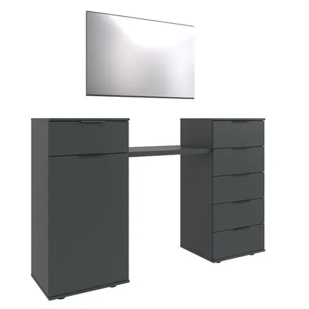 Tualettlaud+peegel Easy Plus Black A 1u6s grafiit