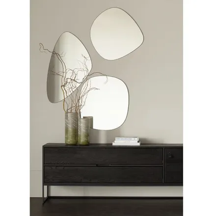 WOOOD seinapeegel Philou 59x60 must