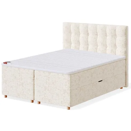 Sleepwell Red Pocket Storage kontinentaalvoodi komplekt 180x200 beež jäik