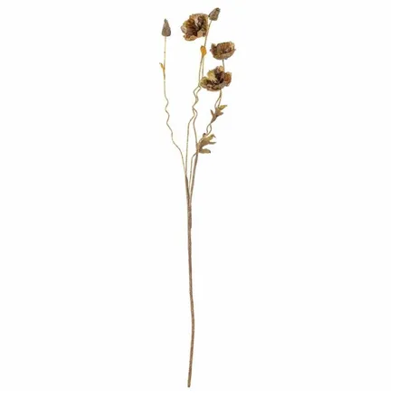 Kunstlill Poppy H104 pruun