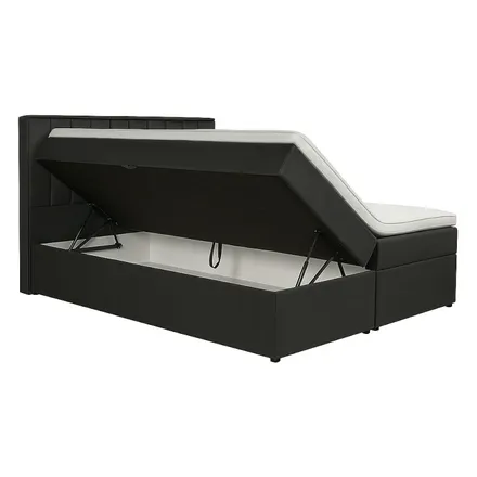 Pesukastiga kontinentaalvoodi Ritz 180x200 antratsiit