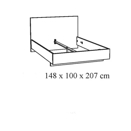 Voodi Helga 140x200 cm